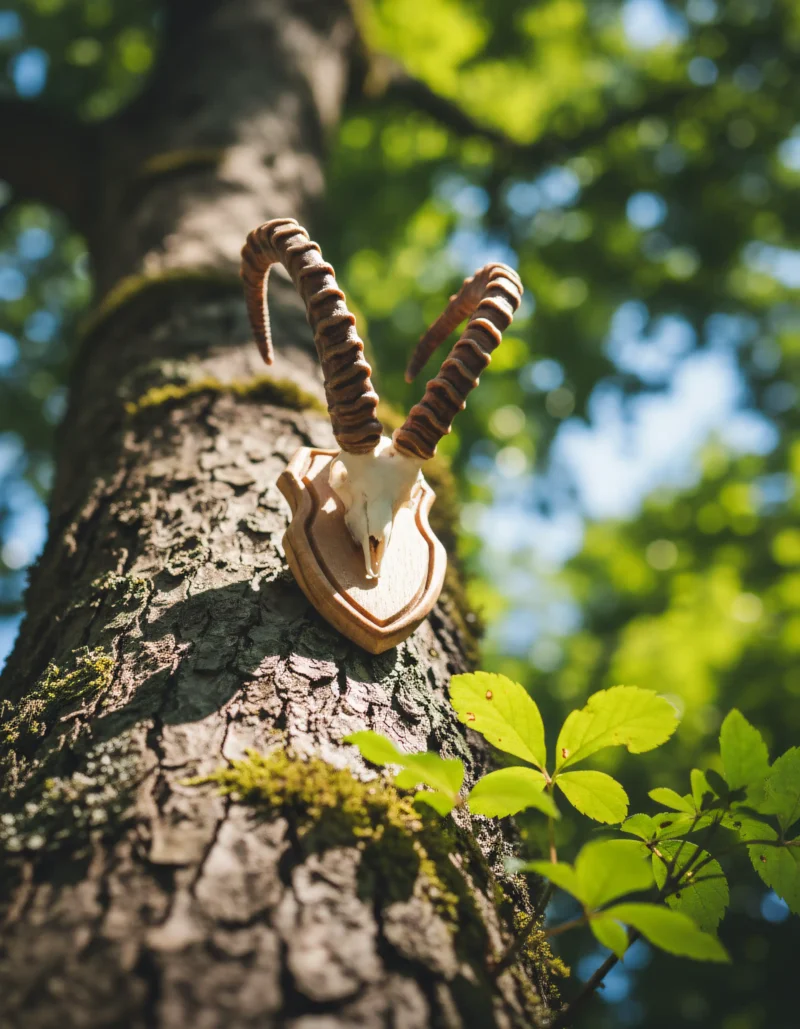 steinbock trophäe freisteller Worms Eye View Kopie 24 800x1029