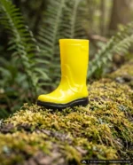 Gummistiefel (Gelb) Anstecker – handgemacht von Undermountain (Ansicht 2)